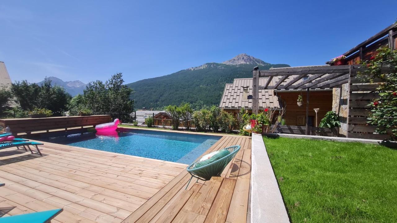 Chalet-luxe-SERRE CAMBEOU Saint-Chaffrey Extérieur photo